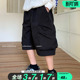 夏装 薄款 中大童儿童宽松男大童五分裤 运动夏季 潮 男童工装 中裤 短裤