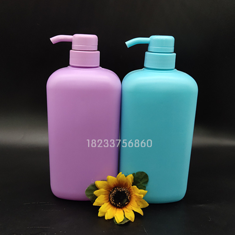 750ml按压式洗发水沐浴露大容量分装塑料空包装瓶子厂家供应