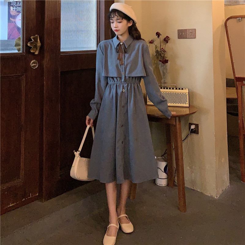 Spring dress retro Japanese first love dress nvsen French red super FAIRY DRESS real price