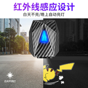 汽车迎宾灯动态卡通动态迎宾灯投影灯开门镭射氛围改装 饰气氛灯 装
