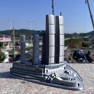 重庆来福士模型重庆地标建筑摆件简约旅游纪念品朝天门建筑工艺品