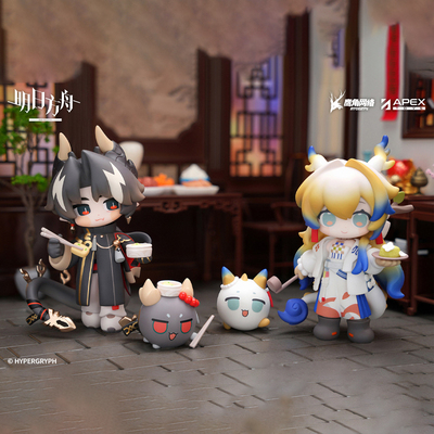 预定 APEX 明日方舟 Cuties系列 黍&重岳 Q版手办 官方正版周边