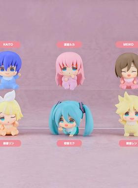 现货 GSC 初音未来 Akatans Piapro 爬爬服睡衣盒蛋小粘土人