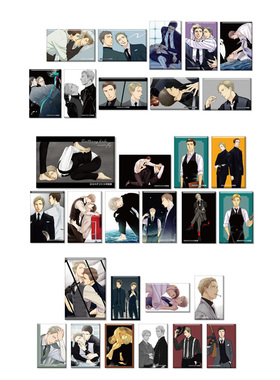 甘乐屋现货 鸣鸟不飞 AMNIBUS 方形徽章吧唧 日谷子周边