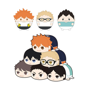 现货 排球少年 圆滚滚抱抱毛绒公仔挂件 第9弹 日向月岛