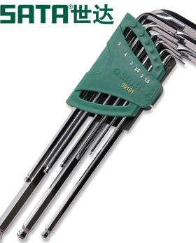 世达 9件套加长特长球头内六角扳手09101 09103 09105 09107