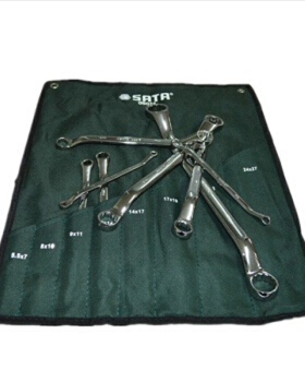 世达全抛光双梅花扳手组套09028 09046 08011 08012