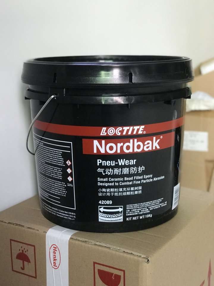 乐泰42089小颗粒耐磨防护剂Nordbak气动耐磨修补剂耐磨损胶水10kg