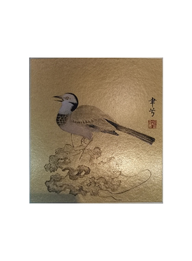 字画海派花鸟小品卡纸书画收藏