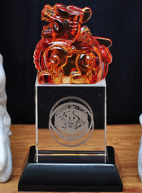 印章书房员工激励貔貅摆件送客户