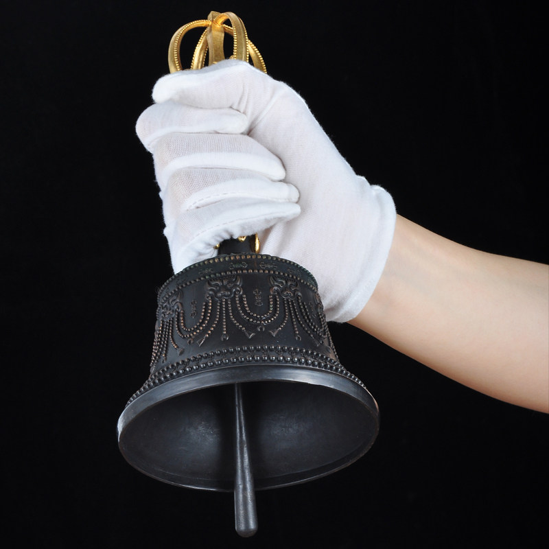 尼泊尔工艺黄铜五股金刚铃杵降魔杵铜铃铛藏传用品法器