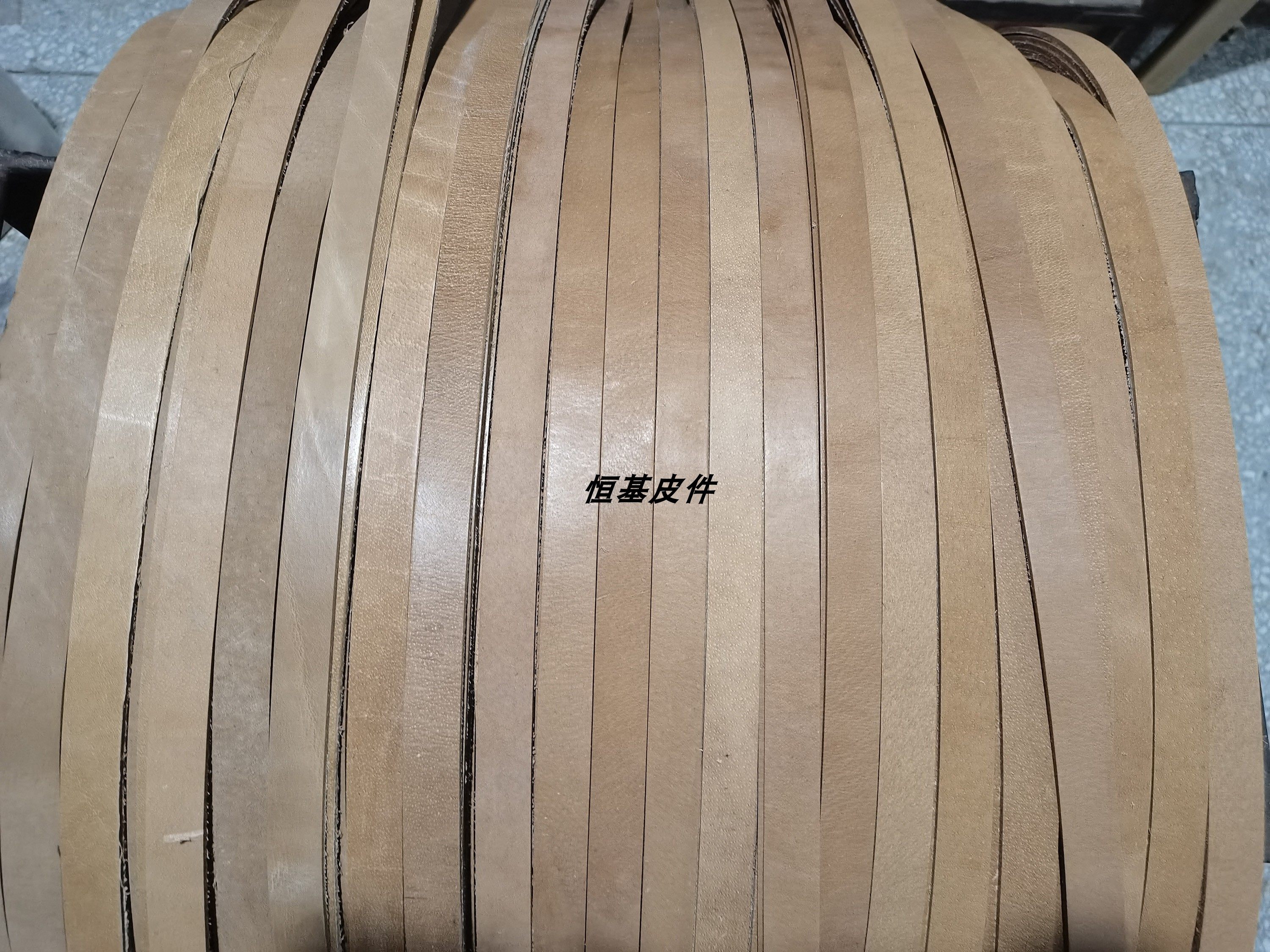 厂家5mm工业牛皮刹车带摩擦