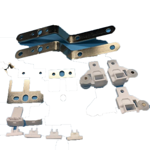 电动窗帘轨道滑车开合帘配件佳力斯尚飞适用杜亚绿米弯轨滑车