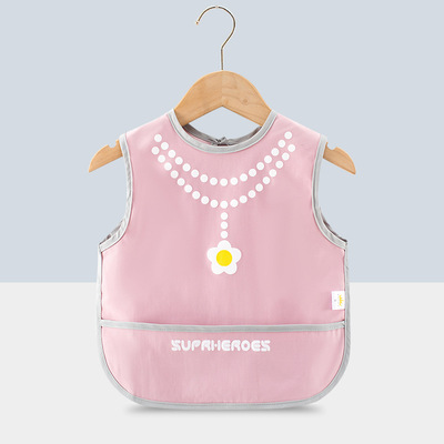 跨境春夏新款儿童罩衣防