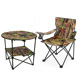 超轻野餐圆桌扶现货 钓鱼休闲椅 跨境户外折叠椅便携式 靠背露营椅