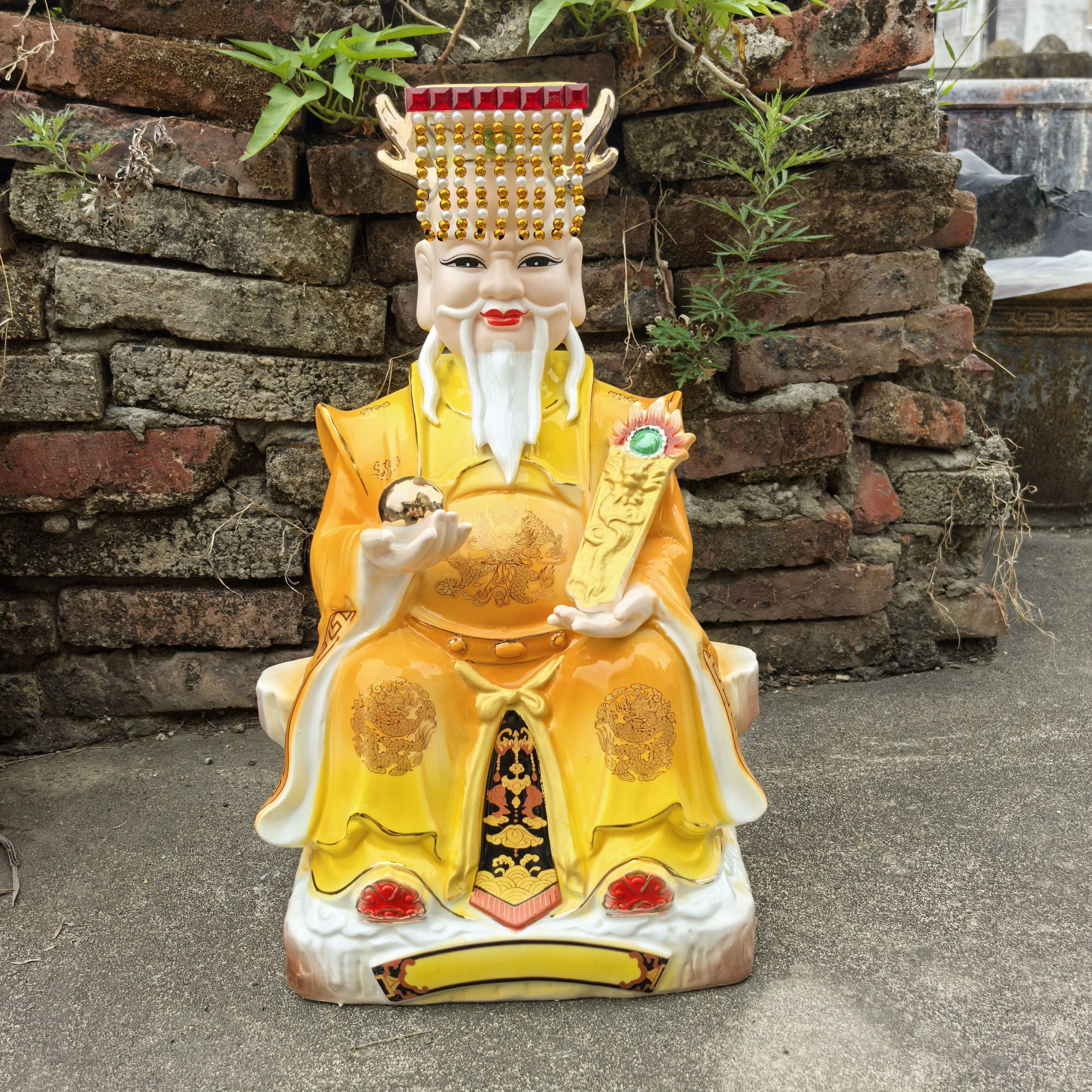 陶瓷四海龙王东海龙王爷佛像神像海神