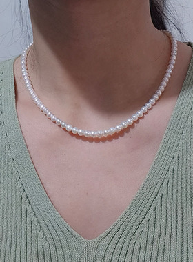 天然小珍珠baby项链叠戴锁骨链