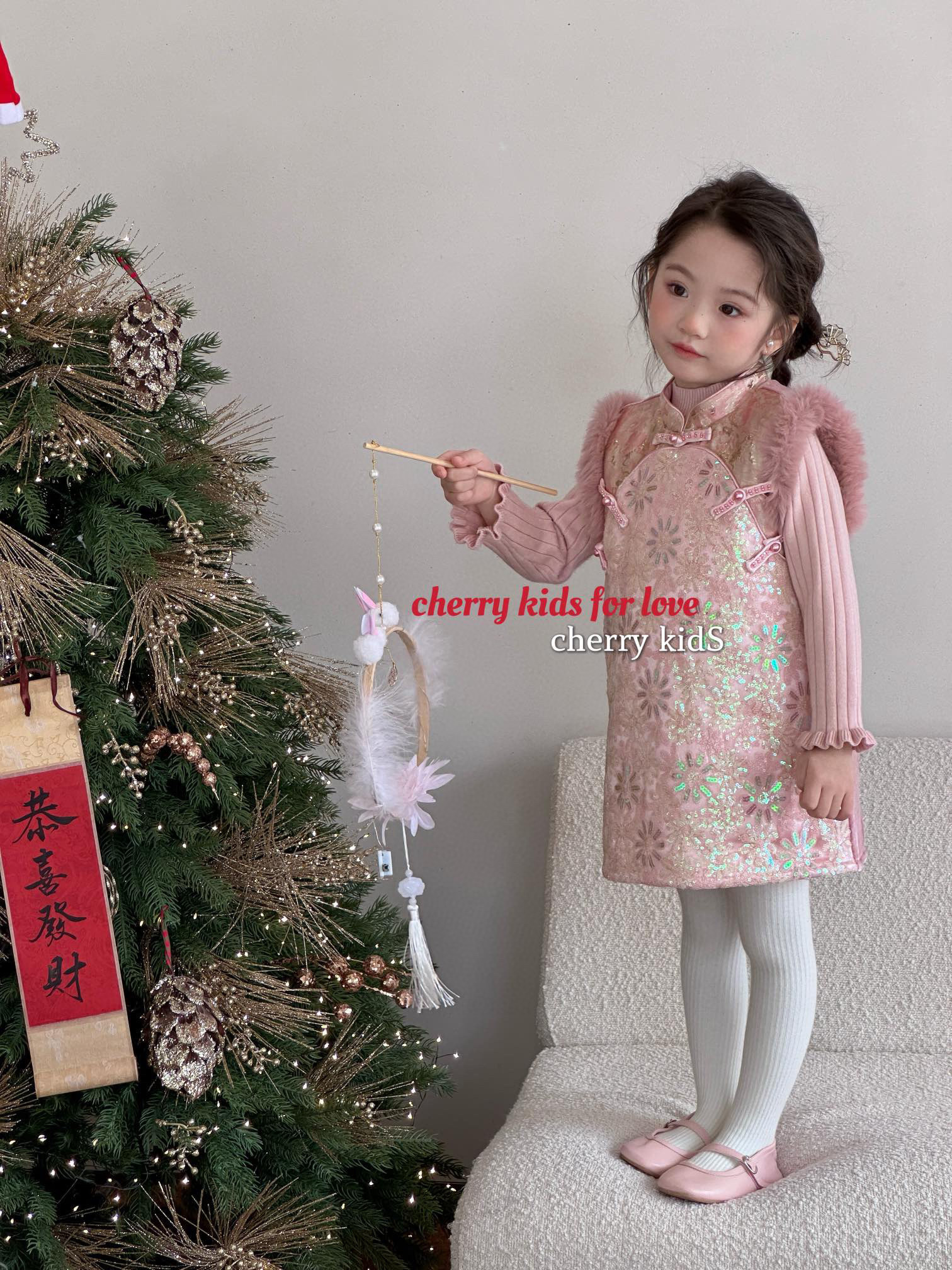 女童旗袍裙2025新款儿童中国风改良汉服连衣裙宝宝古风新年拜年服,童装/婴儿装/亲子装,旗袍,淘宝优惠券,粉丝福利购,淘宝优惠卷