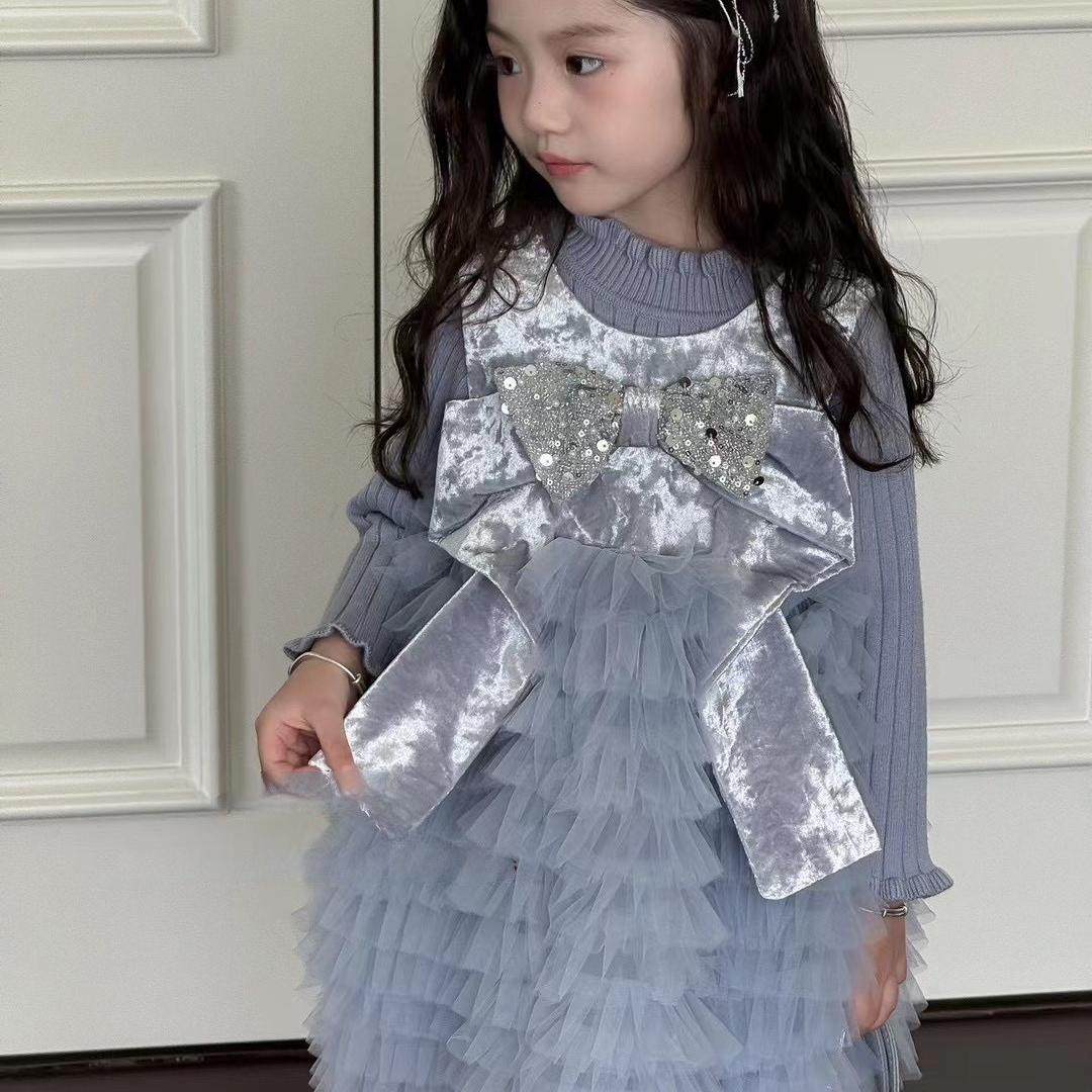 女童秋冬加绒连衣裙2024新款洋气宝宝背心公主裙甜美礼服网纱裙,童装/婴儿装/亲子装,连衣裙,淘宝优惠券,粉丝福利购,淘宝优惠卷