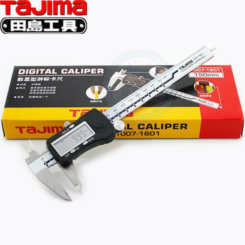 日本田岛数显卡尺 电子数字卡尺 深度四用不锈钢数显卡尺0-150mm