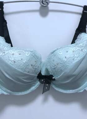 清仓 EBLIN文胸  蕾丝镶钻U型薄杯聚拢女士文胸内衣 ECBR612072