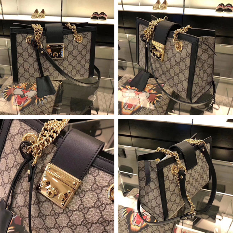 Gucci¹ÅÆæ Padlock п²¼Æ´Æ¤Ë«GËø¿Û°üµ¥¼ç°üб¿æÁ´Ìõ°üÅ®°ü