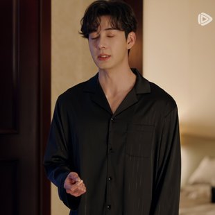 欧洲突然的喜欢陈星旭高海明同款睡衣裤套组衬衫上衣裤子男衣服潮