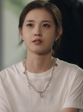 欧洲原版盛夏芬德拉郭宇欣白清枚同款项链女ins小众设计锁骨链颈