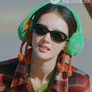 欧洲现在就出发3金晨同款墨镜男女ins复古欧美气质百搭太阳眼镜潮