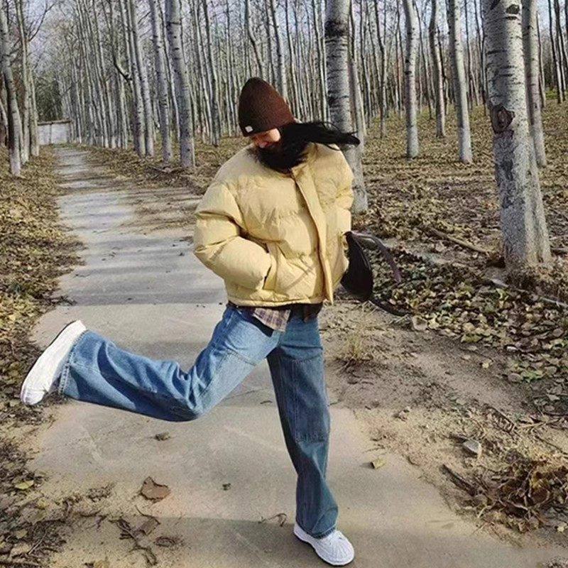 欧洲刘雯同款黄色短款棉服冬季棉袄爆款冬装加厚秋冬短款冬天穿的,女装/女士精品,礼服/晚装,淘宝优惠券,粉丝福利购,淘宝优惠卷