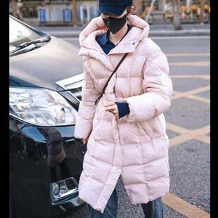欧洲2026春晚彩排刘浩存同款羽绒服外套冬季连帽中长版女衣服潮