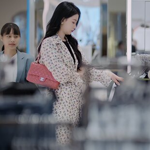 欧洲风过留痕孙怡丹青同款风衣外套碎花v领中长款大衣女衣服潮