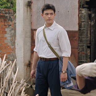 欧洲纯真年代的爱情陈飞宇方穆扬同款衬衫上衣春秋翻领衬衣男衣服