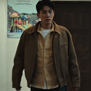 欧洲罚罪2王子奇胡小跃同款夹克外套春秋翻领开衫上衣男衣服潮