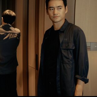 欧洲暗恋的救赎者袁弘宋诚同款衬衫上衣春秋翻领衬衫裤子男衣服潮