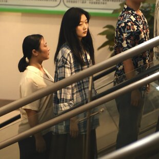 欧洲有罪之身孙千夏雪同款衬衫上衣翻领格子长袖衬衣半身裙女衣服