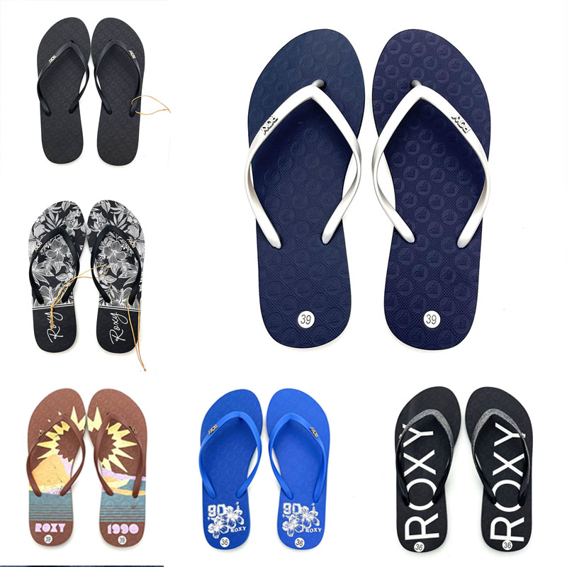ROXY外贸原单新款女士户外时尚凉拖鞋欧美潮牌夏季沙滩防滑夹脚鞋