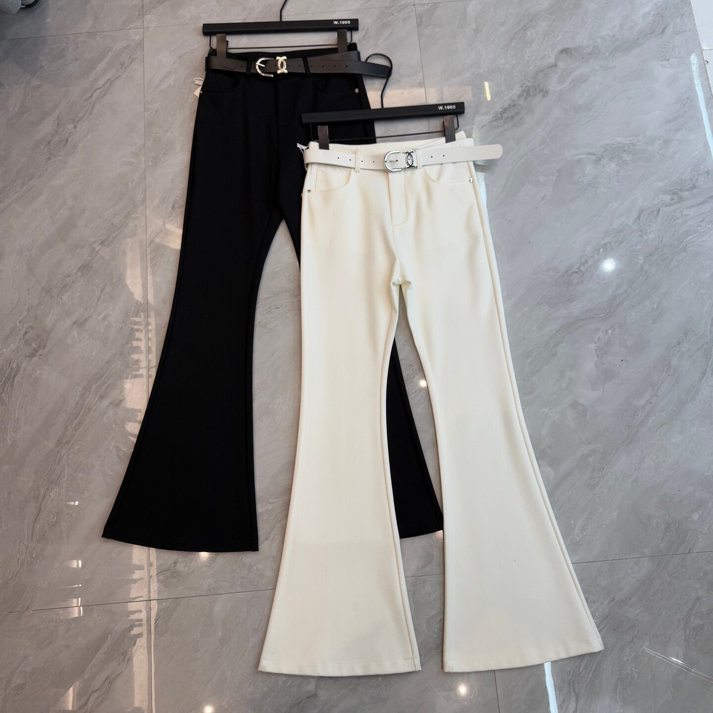 欧洲站2026春季新款小香风高腰修身显瘦微喇西装休闲裤女气质长裤