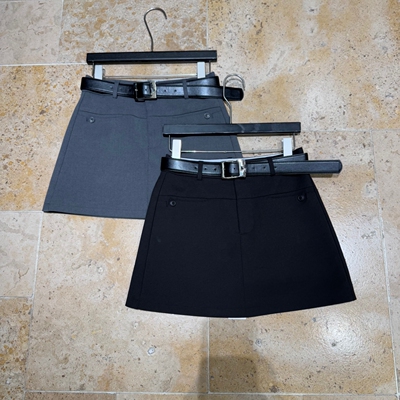 NF欧洲站2026春季新款高腰显瘦A字防走光西装短裙百搭半身裙女潮