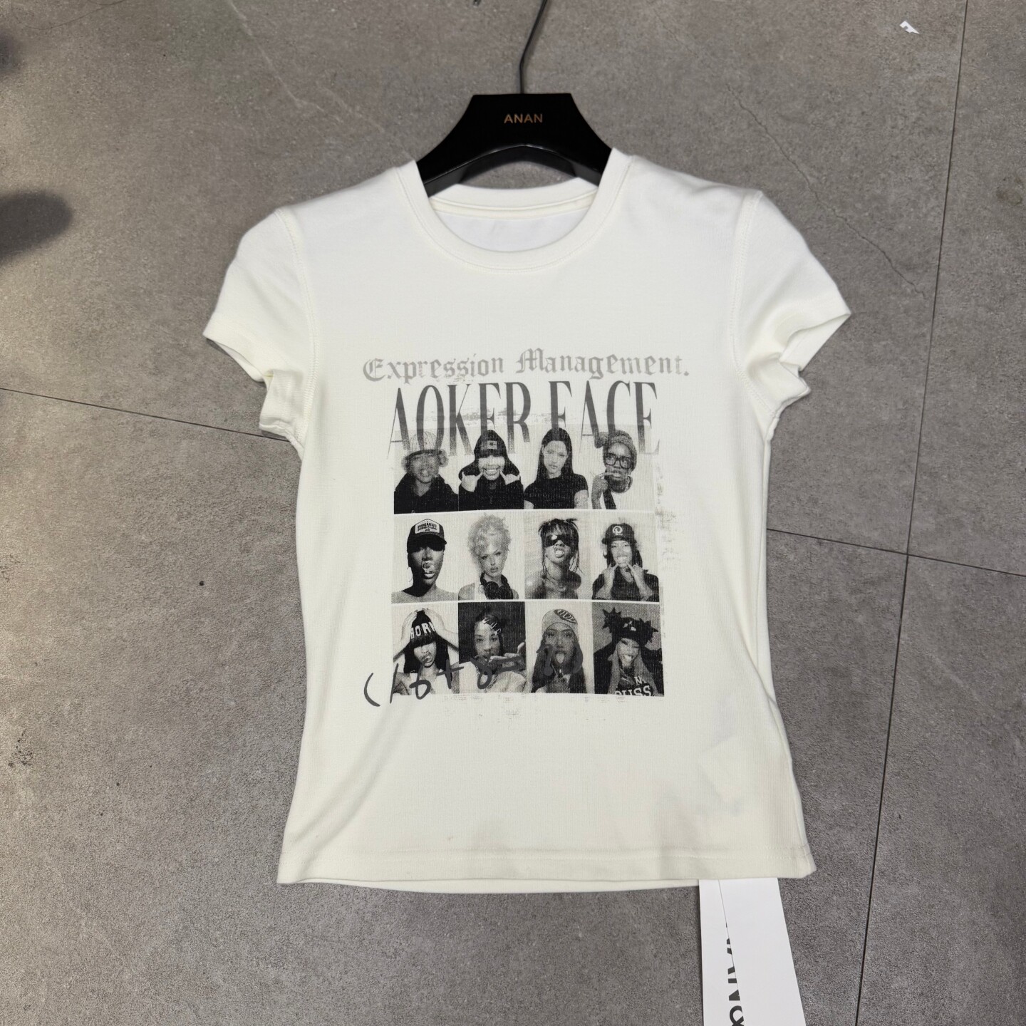 欧洲站2026春夏新款美式人像印花修身显瘦圆领短袖T恤女辣妹上衣