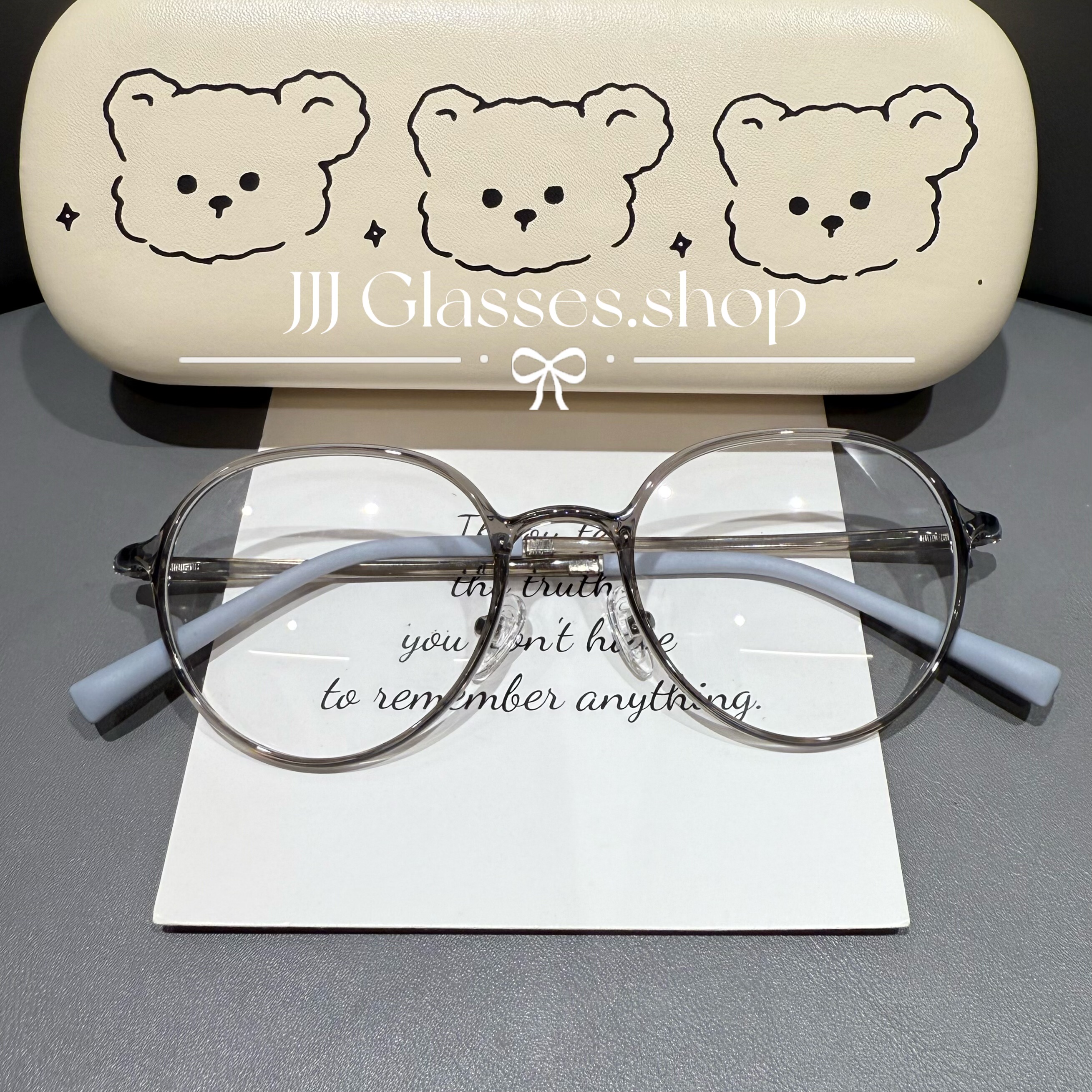 JJJ SHOP "超轻钨碳塑钢Ultem框眼镜架平光镜眼镜框女 可配高近视