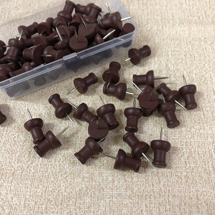 創意原木廣告藝術風圖釘