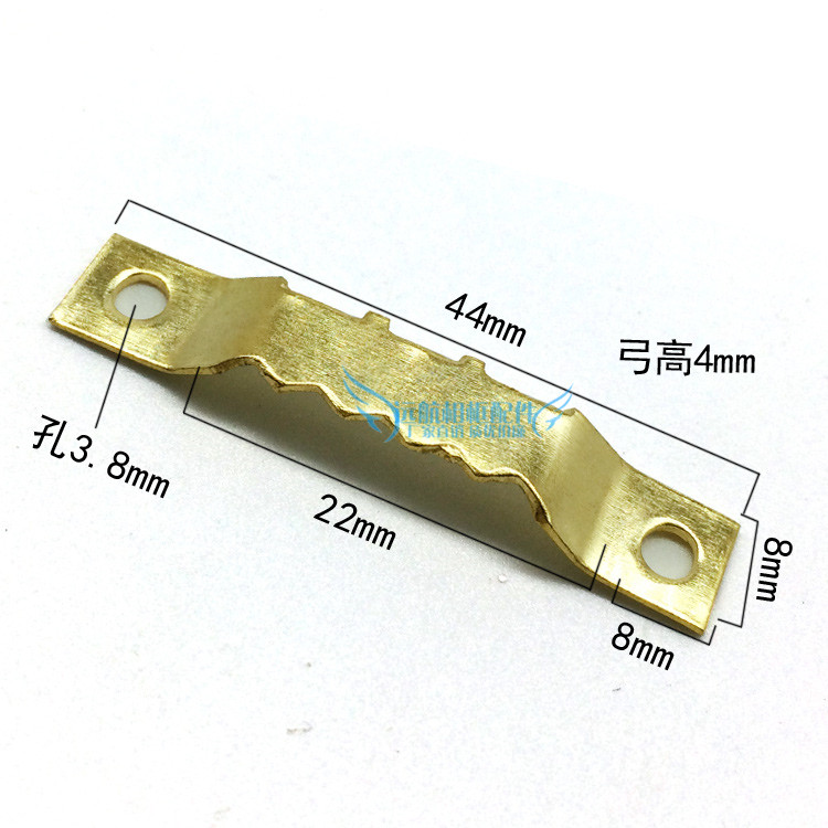 十字绣装饰画油画专用双面锯齿挂钩 金直条挂 双面齿挂500个/包