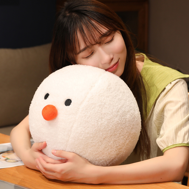 雪球抱枕毛绒玩具圣诞礼物送同学