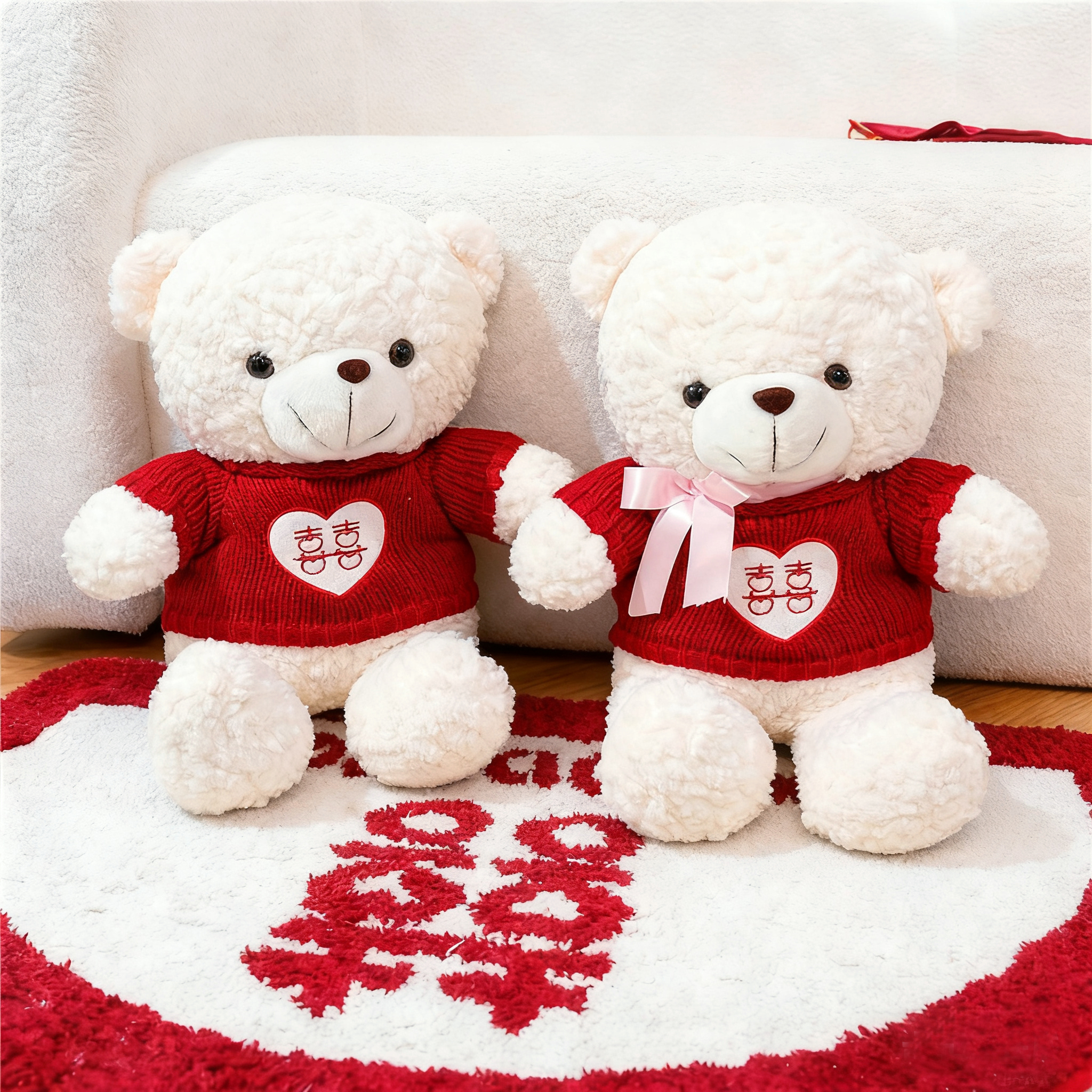 压床娃一对结婚高档上抱枕