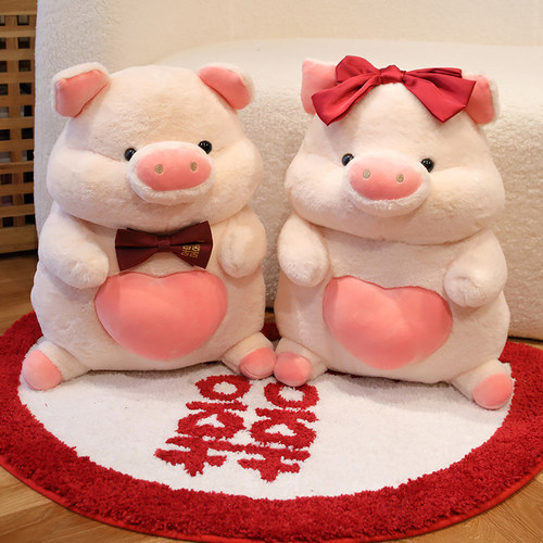 婚庆压床娃一对结上布置房玩