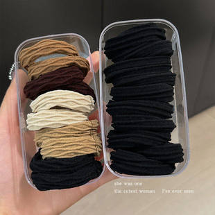 高马尾发绳高弹力耐用橡皮筋女扎头发圈2026新款高端头绳头饰