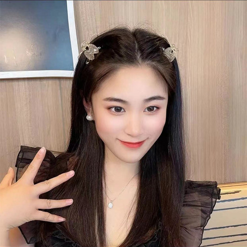 高级感公主头发夹女蝴蝶结小抓夹
