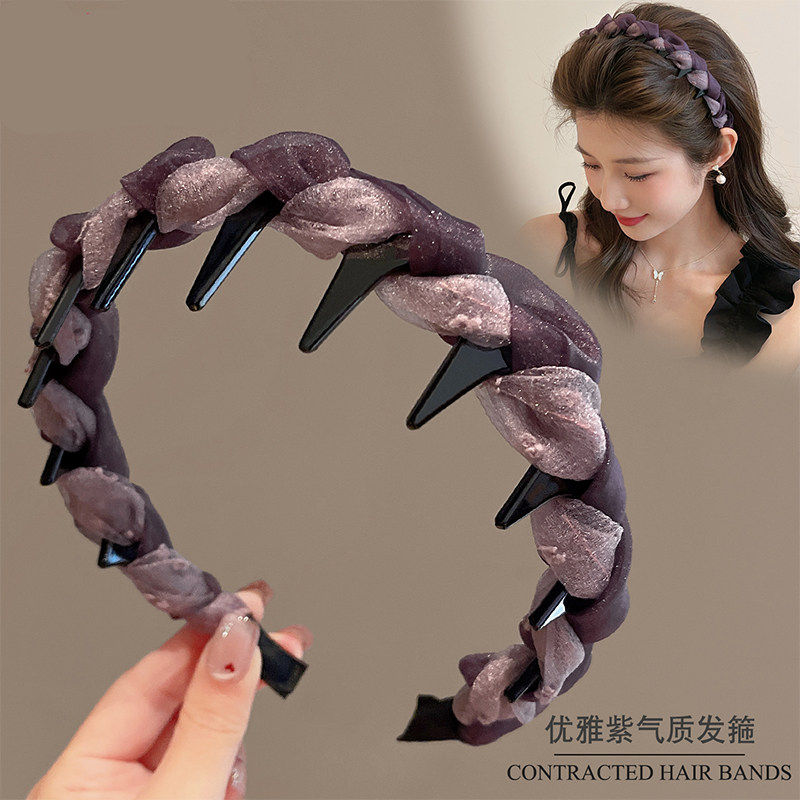 高级感发箍女网红2025新款发带高颅顶洗脸头箍压发卡夏天发捆头饰