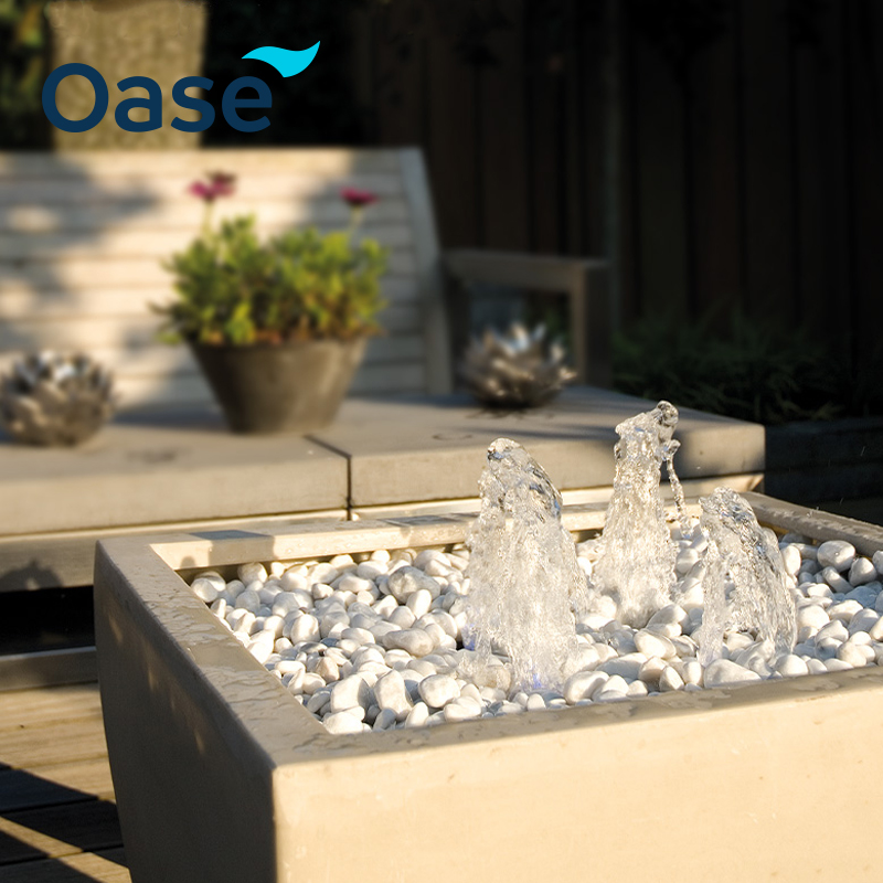 欧亚瑟涌泉喷头庭院鱼池水景造景灯光不锈钢喷泉头快捷式免安装